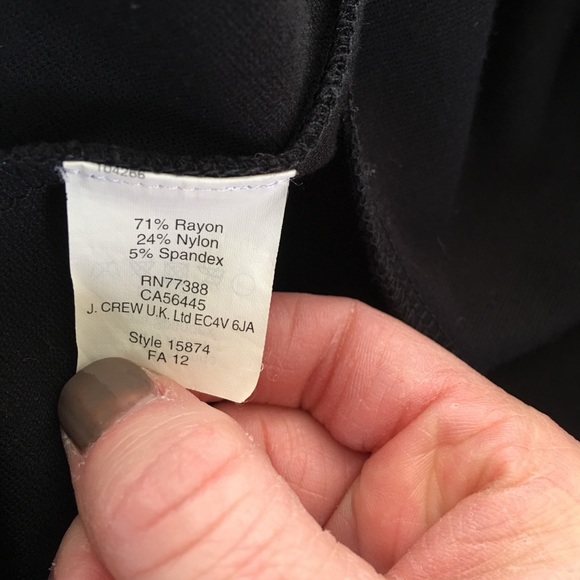 J. Crew Black Ponte Dress - Picture 8 of 8